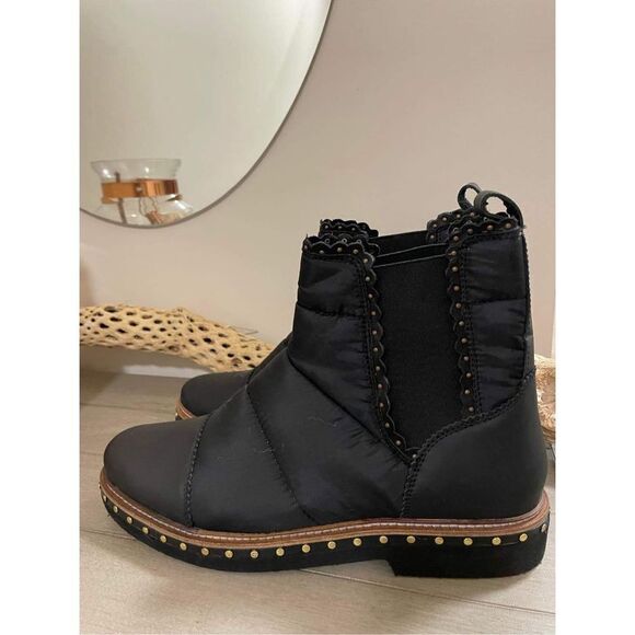 New Free Peopleāx FP Collection Atlas Puffer Chelsea Boots Sizeā36.5 - Picture 5 of 9